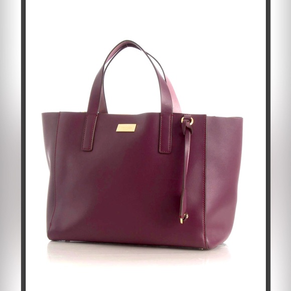 Kate Spade Handbag/Satchel- Excellent Condition. Burgundy - Picture 1 of 8